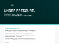 pressuretests.info Webseite Vorschau