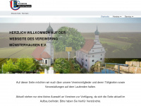 vereinsring-muensterhausen.de Webseite Vorschau