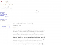 caschu-alp.ch Webseite Vorschau