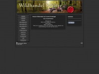 wildhandel-schaefer.de Webseite Vorschau