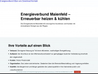 energieverbund-maienfeld.ch Webseite Vorschau