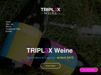 triplex-weine.de Webseite Vorschau