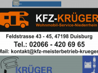 kfz-meisterbetrieb-krueger.de Webseite Vorschau