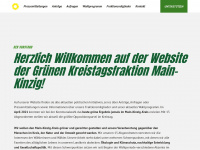 gruene-fraktion-mkk.de Webseite Vorschau