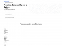 fleuriste-comparatif.ch Webseite Vorschau