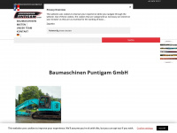 baumaschinen-puntigam.at Webseite Vorschau