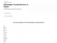 demenageur-comparatif.ch Webseite Vorschau