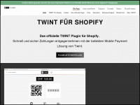 shopify-twint.ch Webseite Vorschau