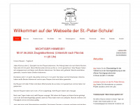 st-peter-schule-neuss.de Webseite Vorschau