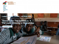 socialis-for-the-gambia.de Webseite Vorschau