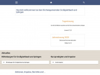 kirche-grossglattbach-iptingen.de Webseite Vorschau