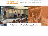 stiftung-neuer-raum.de Webseite Vorschau