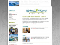 aquarelle-hruby.de Webseite Vorschau
