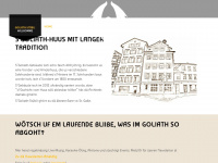 goliathstübli.ch Webseite Vorschau