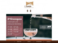 d-gass.ch Webseite Vorschau