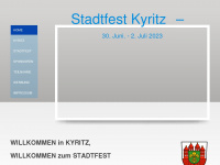 stadtfest-kyritz.de Webseite Vorschau