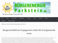 be-parkstein.de Webseite Vorschau