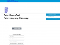 rohr-kanal-frei-hamburg.de Webseite Vorschau