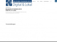 bildung-evangelisch-digital.de Webseite Vorschau
