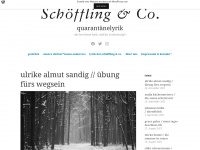 quarantaenelyrik.wordpress.com Webseite Vorschau