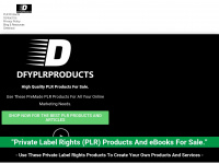 dfyplrproducts.com Webseite Vorschau
