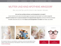 mutterkind-apotheke-arnsdorf.de Webseite Vorschau