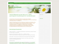 psychotherapie-gebert.de Webseite Vorschau