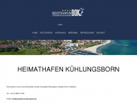 bootshafen-kuehlungsborn.de Webseite Vorschau