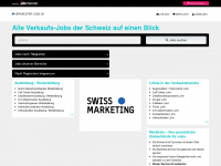 verkaeufer-jobs.ch Webseite Vorschau