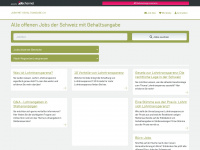 jobs-mit-gehaltsangabe.ch Webseite Vorschau