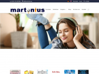 martonius.org Webseite Vorschau