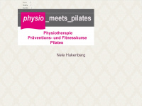 physio-meets-pilates.de Webseite Vorschau