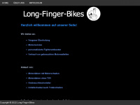 long-finger-bikes.de Webseite Vorschau