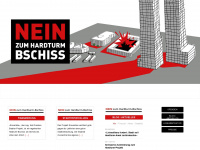 neinzumhardturm-bschiss.ch Webseite Vorschau