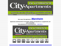 city-apts.de Webseite Vorschau