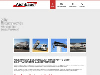 transporte-aichbauer.at Webseite Vorschau