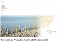 pranajio.com Webseite Vorschau
