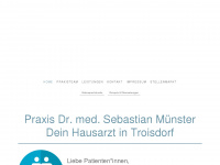 praxis-dr-muenster.de Webseite Vorschau