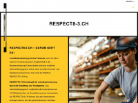 respect8-3.ch Webseite Vorschau
