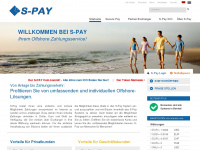 s-pay.me Webseite Vorschau