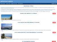 sailschoolcyprus.com Webseite Vorschau