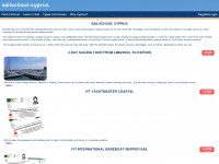 sailingschoolcyprus.com Webseite Vorschau