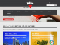 keimfarben.hu Webseite Vorschau