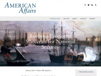 americanaffairsjournal.org Webseite Vorschau