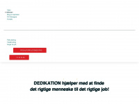 dedikation.dk Webseite Vorschau