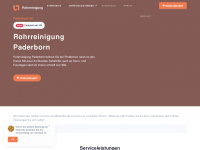rohrreinigung-paderborn-24.de Webseite Vorschau