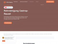 rohrreinigung-castrop-rauxel-24.de Webseite Vorschau