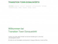 transition-town-donauwoerth.de Webseite Vorschau