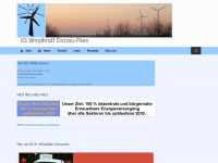ig-windkraft-donau-ries.de Webseite Vorschau