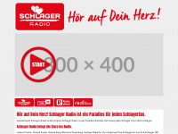 deutschlands-schlager-radio.de Webseite Vorschau